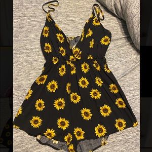 Sunflower romper